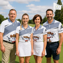 Load image into Gallery viewer, Funny Mens Golf Polo Shirts Custom Cowboy Golf Ball Golf Outfits, Best Golf Gifts NHT860