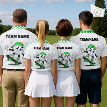 Load image into Gallery viewer, Mens Golf Polo Shirt Argyle Pattern Golf Shirts For Mens Funny Golf Ball Shirt Gifts|Green NHT863