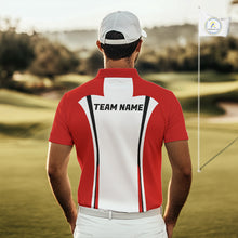 Load image into Gallery viewer, Personalized Canada Flag Mens Golf Shirts Golf Polo Shirts For Men Patriotic Golf Tops NHT734