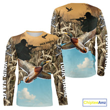 Load image into Gallery viewer, Duck Hunting Camo Shirt For Duck Hunters, Best Hoodie Hunting Gifts NHT373