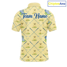 Load image into Gallery viewer, Funny Yellow Labrador Golf Polo Shirt For Team, Men’S Polo Shirt For Golf Lovers NHT564