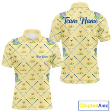 Load image into Gallery viewer, Funny Yellow Labrador Golf Polo Shirt For Team, Men’S Polo Shirt For Golf Lovers NHT564