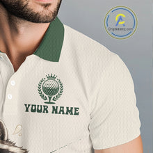 Load image into Gallery viewer, Custom Green Raccoon Golf Jersey For Mens, Custom Name Funny Golf Top For Team NHT935