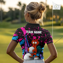 Load image into Gallery viewer, Colorful Funny Chicken Golf Jersey For Womens Golf League Golf Team Shirts NHT953