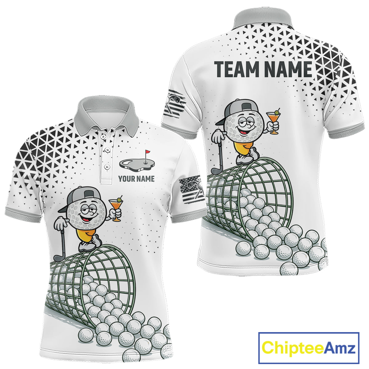 Funny Custom Mens Golf Polo Shirt, Personalized Drinking Golf Jersey, Custom Golf Outfit For Familly Team Shirt NHT697