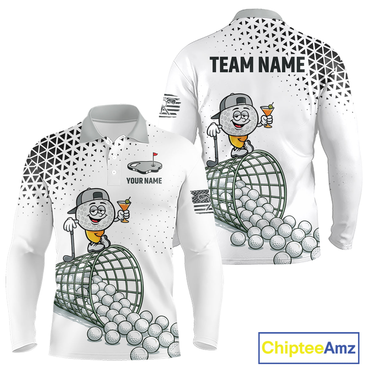 Funny Custom Mens Golf Polo Shirt, Personalized Drinking Golf Jersey, Custom Golf Outfit For Familly Team Shirt NHT697
