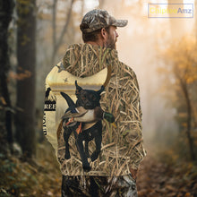 Load image into Gallery viewer, Personalized Duck Hunting Shirt – Custom Dog's Photo and Name for Hunters NHT258