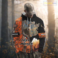 Load image into Gallery viewer, Beautiful Custom Camo Whitetail Deer Hunting Shirt With Full All-Over 3D For Deer Hunters NHT72