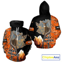 Load image into Gallery viewer, Beautiful Custom Camo Whitetail Deer Hunting Shirt With Full All-Over 3D For Deer Hunters NHT72