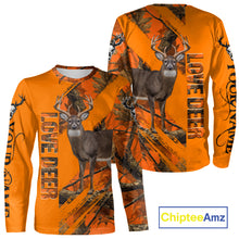 Load image into Gallery viewer, Deer Hunting 3D Orange Camo Shirt Custom Name Perfect Gift for Hunters NHT13