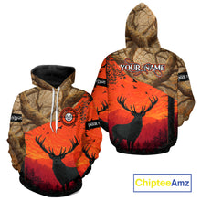 Load image into Gallery viewer, Personalized Deer Hunting 3D All Over Printed Shirts Custom Deer And Mountain Camo Shirt Hunting Gifts NHT15