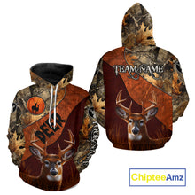 Load image into Gallery viewer, Deer Hunting Camouflage Shirt With Custom Name, Custom Team Name, Hunting Gifts NHT19