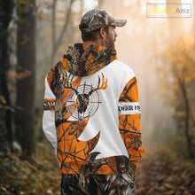 Load image into Gallery viewer, Custom Deer Skull Hunting Shirt 3D All Over Print Camo &amp; Personalized Name, Gifts for Hunter NHT31