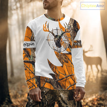 Load image into Gallery viewer, Custom Deer Skull Hunting Shirt 3D All Over Print Camo &amp; Personalized Name, Gifts for Hunter NHT31