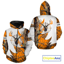 Load image into Gallery viewer, Custom Deer Skull Hunting Shirt 3D All Over Print Camo &amp; Personalized Name, Gifts for Hunter NHT31
