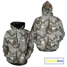 Load image into Gallery viewer, Beautiful Deer Hunting Shirt Pattern Deer Camo Custom Name 3D All Over Printed Hunting Gift NHT88