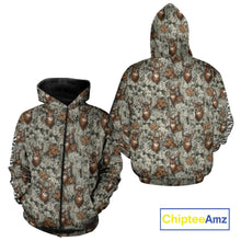 Load image into Gallery viewer, Beautiful Deer Hunting Shirt Pattern Deer Camo Custom Name 3D All Over Printed Hunting Gift NHT89