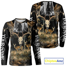 Load image into Gallery viewer, Deer Hunting Gift, Personalized Whitetail Deer Hunting 3D All Over Printed Camo Hoodie NHT361