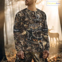 Load image into Gallery viewer, Best Deer Hunting Shirt 3D All-Over Print with Deer Forest Camo, Hunting Hoodie For Men NHT374