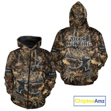 Load image into Gallery viewer, Best Deer Hunting Shirt 3D All-Over Print with Deer Forest Camo, Hunting Hoodie For Men NHT374