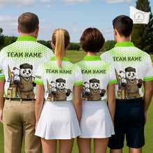 Load image into Gallery viewer, Personalized Vintage Panda Golf Polo, Performance Golf Jersey For Womens NHT957
