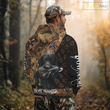 Load image into Gallery viewer, Duck Hunting with Black Lab Custom Name 3D All Over Print Shirt, Lab Dog Hunting Gifts NHT127