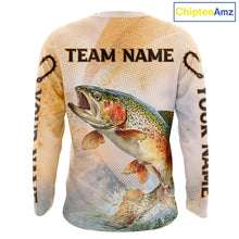 Load image into Gallery viewer, Rainbow Trout Fishing Jerseys For Fishing Team, Trout Fishing Shirts Long Sleeve NBT412