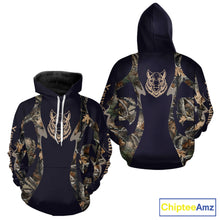 Load image into Gallery viewer, Best Wild Boar Hunting Camo Custom Name Shirts for Hunter, Gifts for Hunters NBT171