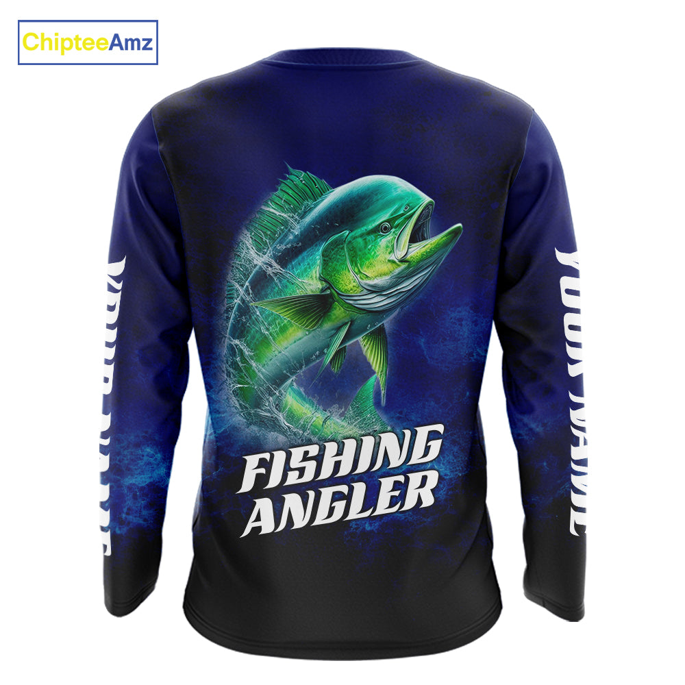 Personalized Mahi Mahi Fishing Hood UV Protection Saltwater Fishing Shirts NBT373
