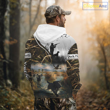 Load image into Gallery viewer, Custom Mallard Duck Hunting Camouflage 3D All Over Printing Shirts, Personalized Hunting Gifts NBT122