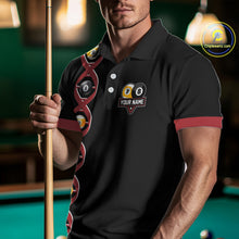 Load image into Gallery viewer, DNA Billiard 8 Ball &amp; 9 Ball Shirts For Men Custom Funny Pool Billiard Jerseys Team Polo &amp; 1/4 Zip TDM3863