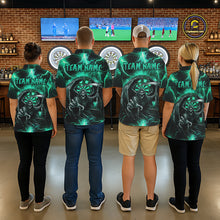 Load image into Gallery viewer, Personalized Turquoise Grim Reaper Custom Thunder Lightning Men Dart Shirts, 3D Darts Team Jerseys TDM2800