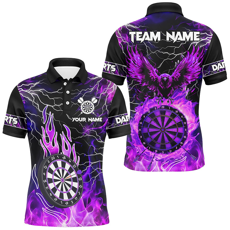 Personalized Funny Dart Polo Shirts For Men Women Custom Dart Team Jerseys, Best Dart Gifts TDM