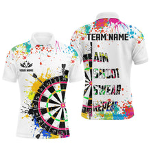 Load image into Gallery viewer, Personalized Funny Dart Polo Shirts For Men Women Custom Dart Team Jerseys, Best Dart Gifts