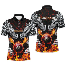 Load image into Gallery viewer, Personalized Dragon Fire Flame 8 Ball Pool Men Billiard Shirts Team League Billiard Jerseys TDM3230