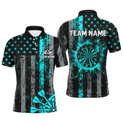 Personalized Funny Dart Polo Shirts For Men Women Custom Dart Team Jerseys, Best Dart Gifts TDM