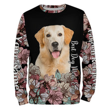 Load image into Gallery viewer, Golden Retriever Floral Custom Full Printing Shirts For Dog Mom, Gift For Dog Lovers TDM0042
