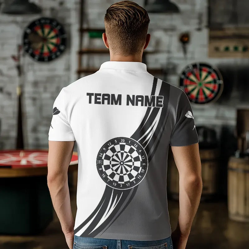 Personalized Crown Dart Shirt With Pocket Option For Men, Darts Team Jersey TDM3750