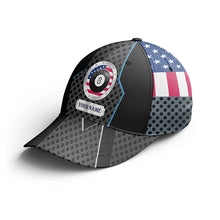Load image into Gallery viewer, Billiard American Custom Name 3D Caps, Personalized Billiard Hats For Pool Player TDM0145