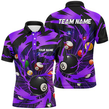 Load image into Gallery viewer, Personalized Multicolor Billiard Balls 3D Printed Shirts For Men, Best Billiard Team Jerseys TDM1655