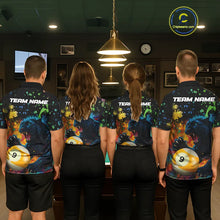 Load image into Gallery viewer, Colorful Splash Panther 8 Ball &amp; 9 Ball Billiard Shirt For Women Custom Funny Pool Team Jersey TDM5381