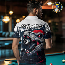 Load image into Gallery viewer, Personalized Sauropod 8 Ball Billiard Shirt For Men Custom Billiard Team Shirts, Pool Jersey |Red TDM4766