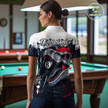 Load image into Gallery viewer, Personalized Sauropod 8 Ball Billiard Shirt For Women Custom Billiard Team Shirts, Pool Jersey |Red TDM4766