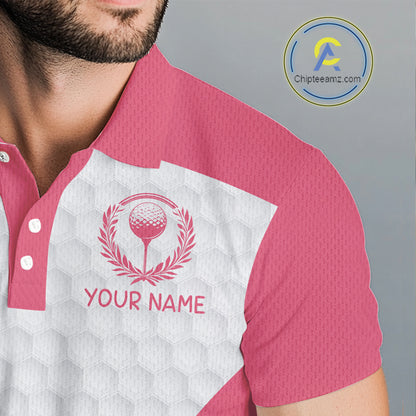 Mens Funny Golf Shirts Pub Flamingo Golf Clothing Custom Golf Team Polo, Golf Upf Shirts NYN2997