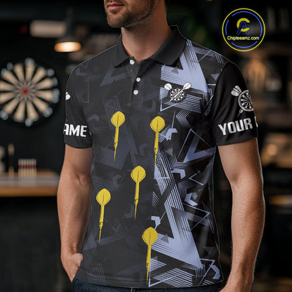 Persionalized Abstract Pattern Dart Arrows Dart Shirt For Men, Dart Team Jerseys NYN0107