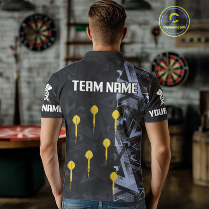 Persionalized Abstract Pattern Dart Arrows Dart Shirt For Men, Dart Team Jerseys NYN0107