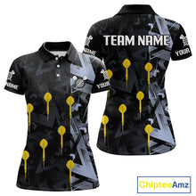 Load image into Gallery viewer, Persionalized Abstract Pattern Dart Arrows Dart Shirt For Women, Dart Team Jerseys NYN0107