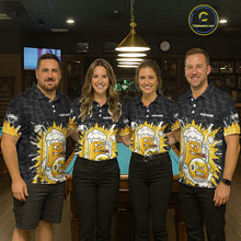 Load image into Gallery viewer, Funny Shamrock Pool 9 Ball &amp; 8 Ball Women's Billiard Team Shirt Custom Patrick Day Billiard Attire NYN2473