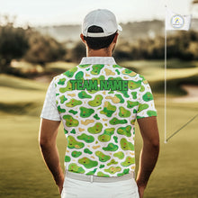 Load image into Gallery viewer, Personalized Mens Golf Polo Shirts Green Golf Courses Custom Name Golf Team Shirt, Golf Gifts NYN2880