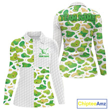 Load image into Gallery viewer, Personalized Womens Golf Polo Shirts Green Golf Courses Custom Name Golf Team Shirt, Golf Gifts NYN2880